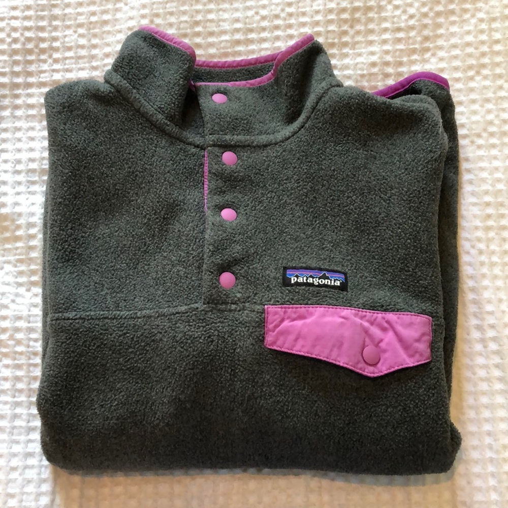 Patagonia synchilla fleece jacket SZ M